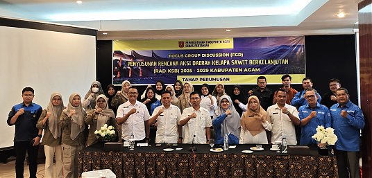 FGD Perumusan Matrik Rencana Aksi Daerah Perkebunan Kelapa Sawit Berkelanjutan (RAD KSB) Kabupaten Agam Tahun 2025 - 2029 thumbnail