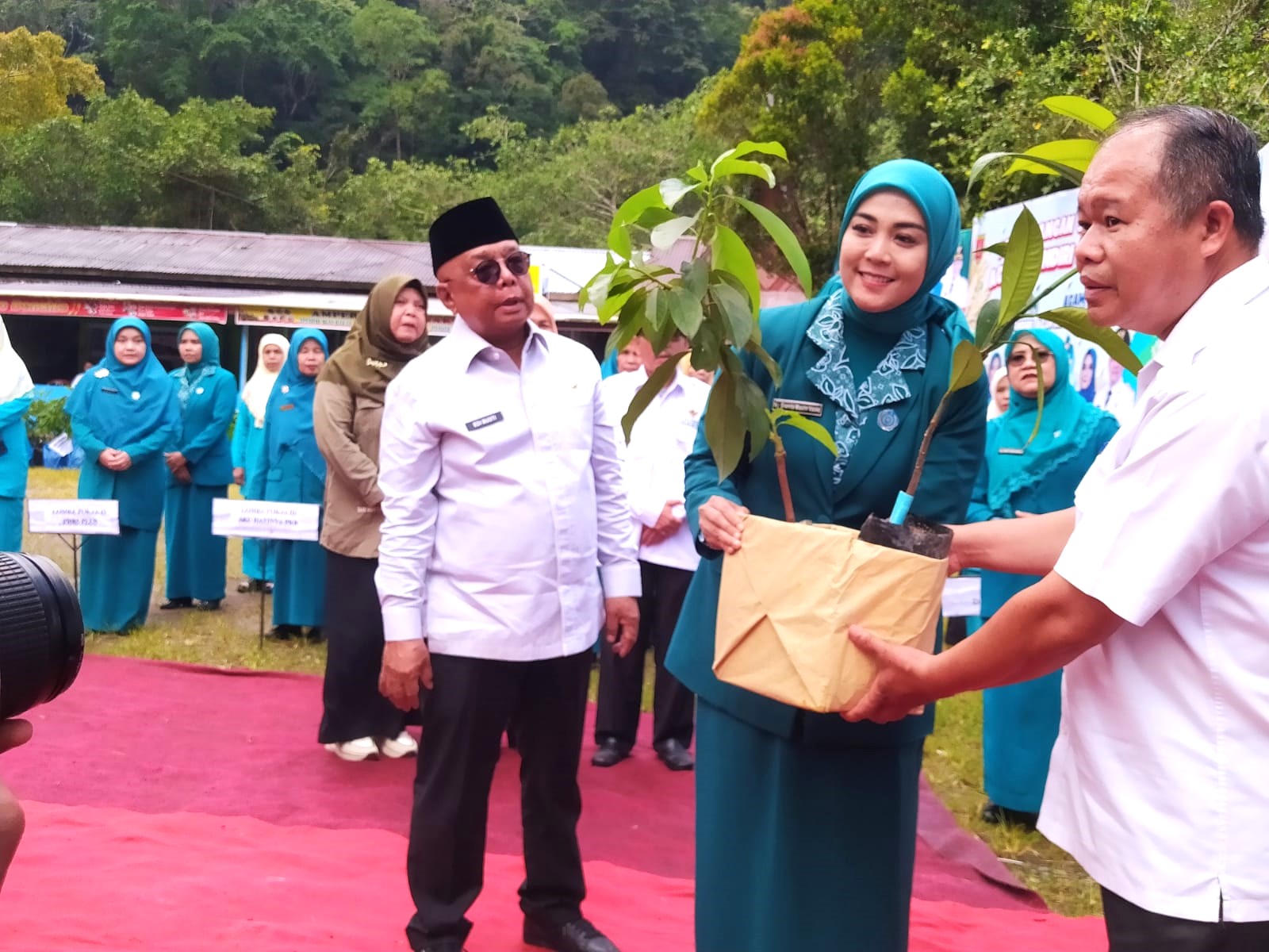DINAS PERTANIAN SERAHKAN BIBIT ALPUKAT, MANGGIS, DAN DURIAN PADA PENCANANGAN GERAKAN AGAM MENANAM thumbnail